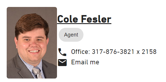 Cole Fesler Business Card