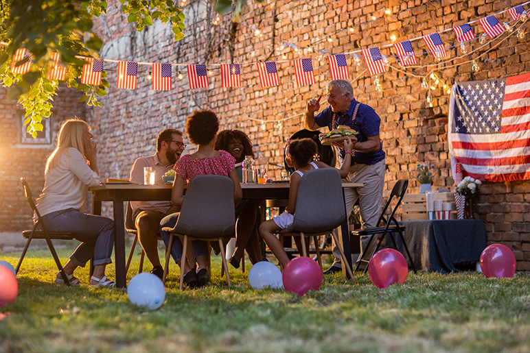 Fourth of July- Celebrate safe Web Social Size