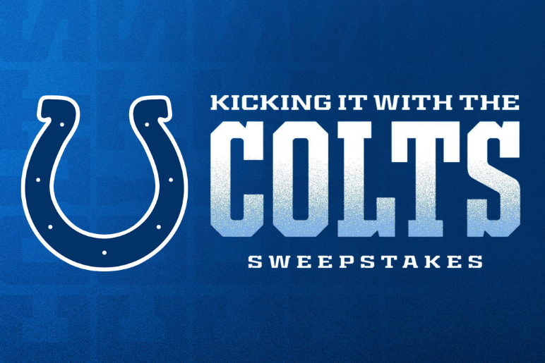 kicking it with the colts 2024 sweepstakes graphics