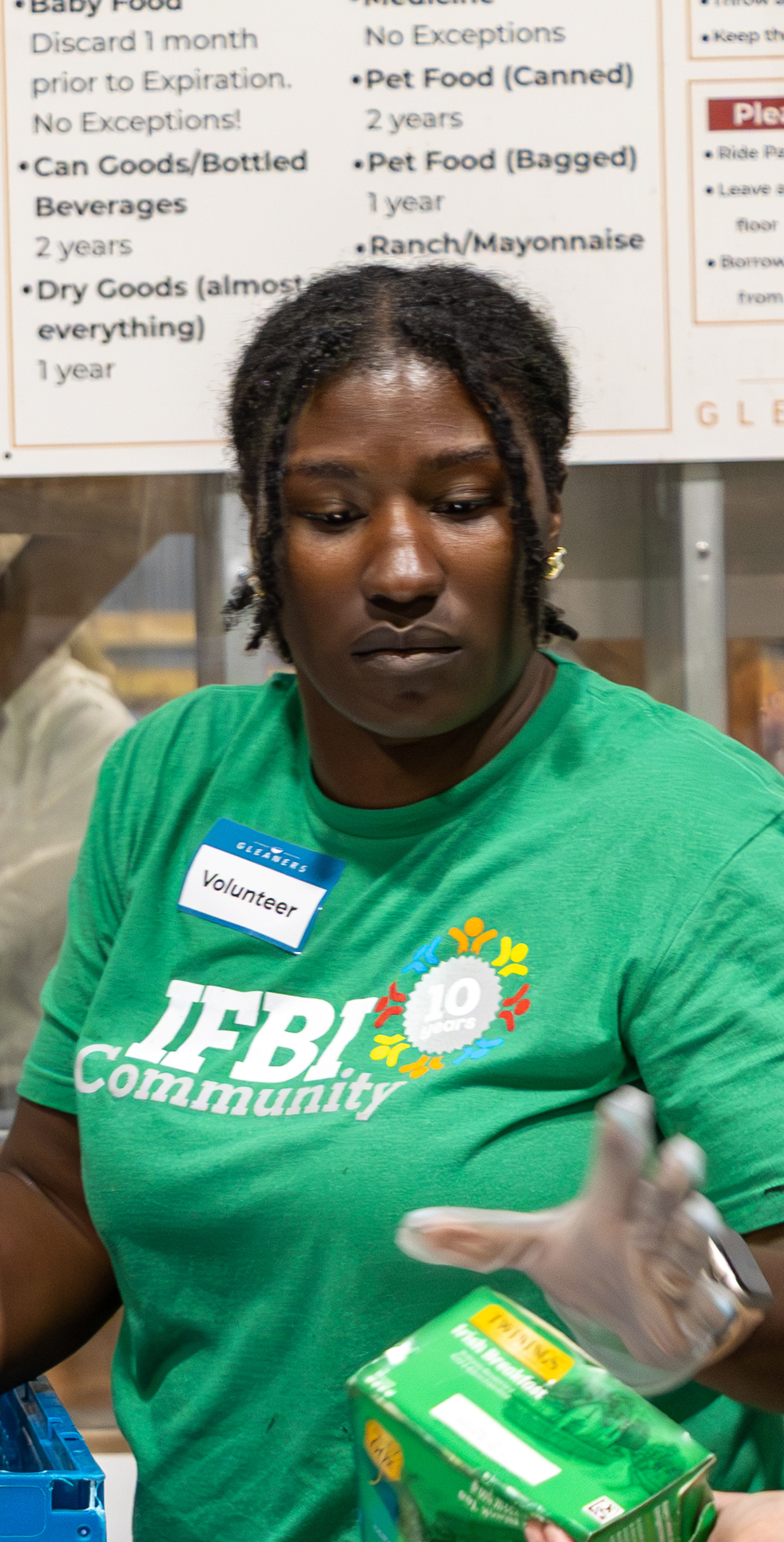 Indiana Farm Bureau Insurance employees volunteer at Gleaners Food Bank.