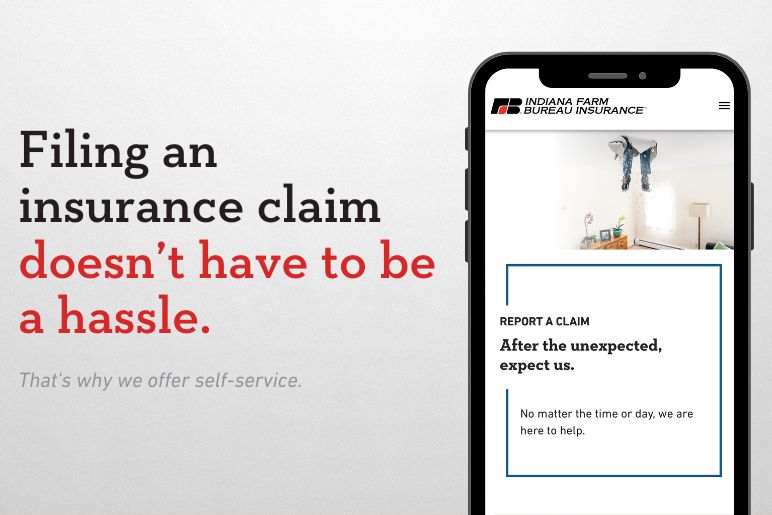 Report a claim image graphic 