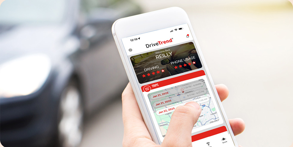 DriveTrend app screen