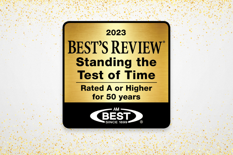 Best's Review Standing the Test of Time Graphic