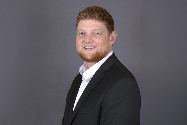 Evan Roberts, newly promoted agency manager at Indiana Farm Bureau Insurance