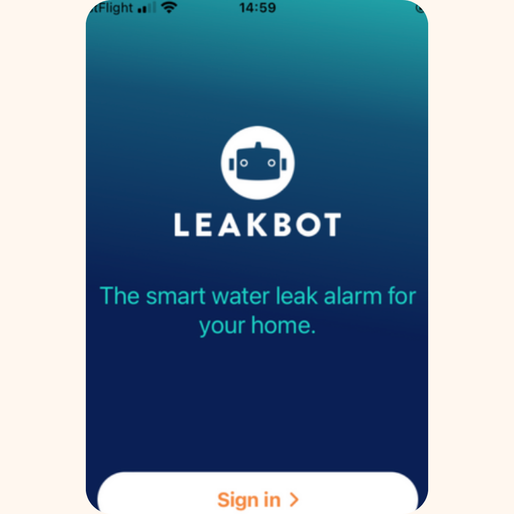 LeakBot App Home Screen 1000x1000